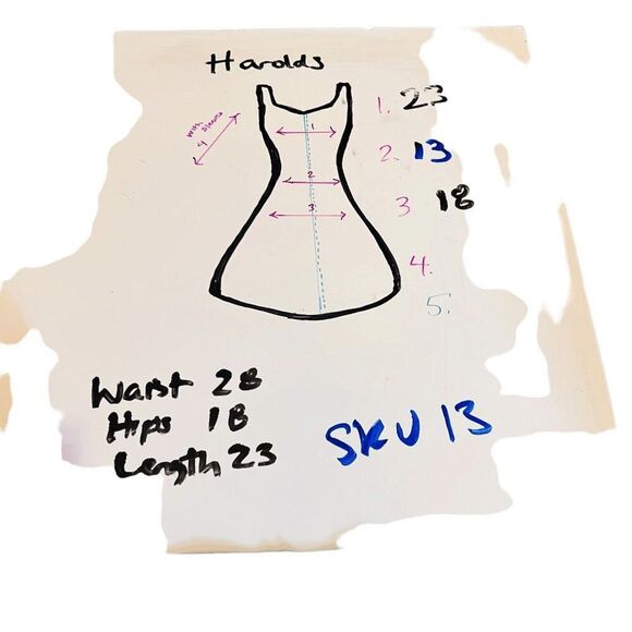 Vintage Harold’s Red ￼ Skirt ￼ Wool, And Cashmere Blend Size 2 - Picture 12 of 15